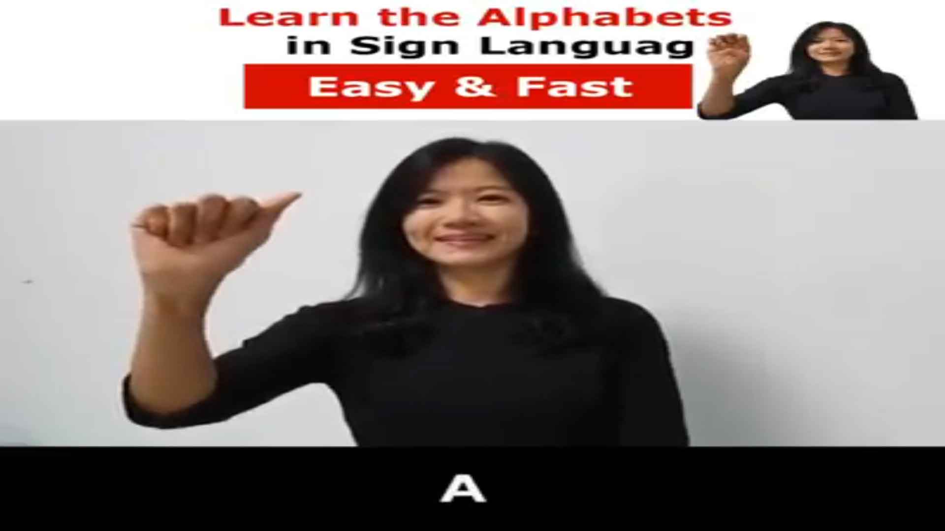 Learn the Alphabets in Singapore Sign Language Easy & Fast