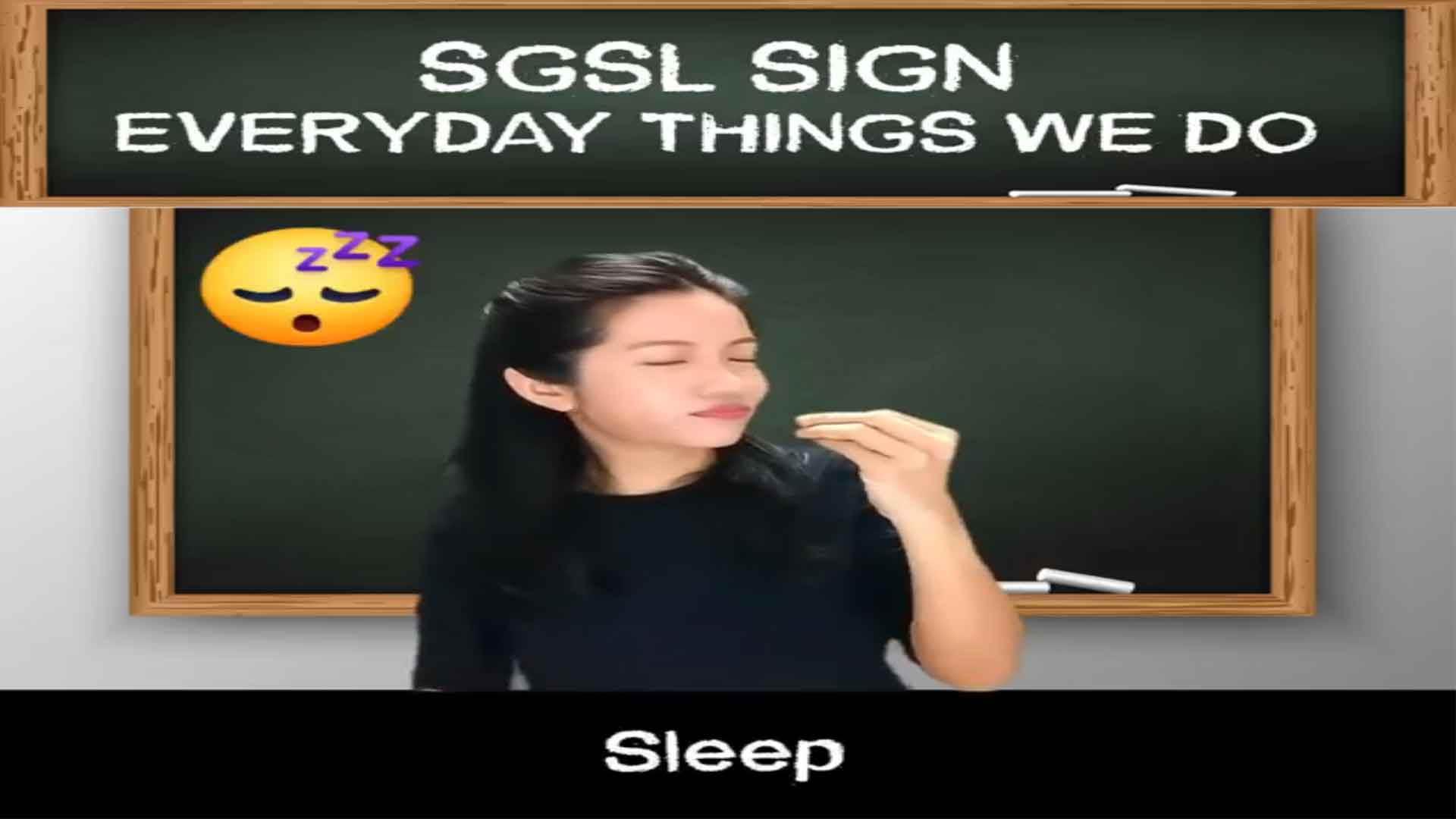 Singapore Sign Language (SgSL) Lesson: Everyday Things We Do